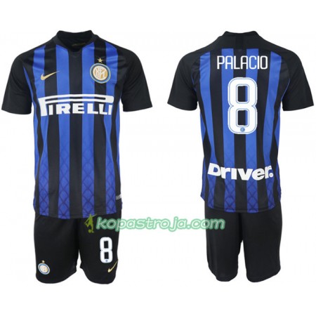 Billiga Fotbollströjor Inter Milan PALACIO 8 Barn Hemma tröja 2018/19 Kortärmad